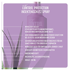 MY CONTROL Protection Insektenschutz Spray 150 Milliliter - Info 6