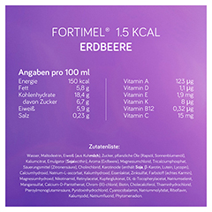 FORTIMEL 1.5 kcal Erdbeergeschmack 4x200 Milliliter - Info 9