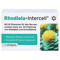 Rhodiola Intercell Kapseln 60 Stück - Vorderseite
