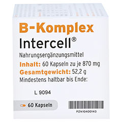 B-KOMPLEX-Intercell Kapseln 60 Stck - Rechte Seite