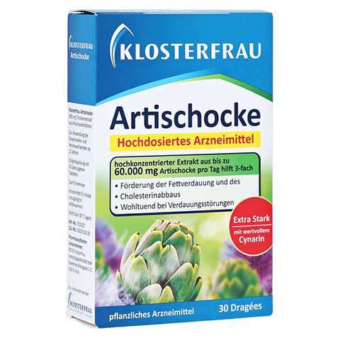 KLOSTERFRAU Artischocke berzogene Tabletten 30 Stck