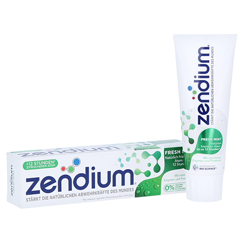 ZENDIUM Zahncreme fresh mint 75 Milliliter