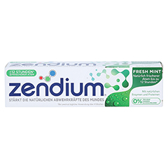 ZENDIUM Zahncreme fresh mint 75 Milliliter - Vorderseite
