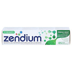 ZENDIUM Zahncreme fresh mint 75 Milliliter - Oberseite