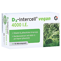 D3-INTERCELL vegan 4.000 I.E. Kapseln 90 Stck