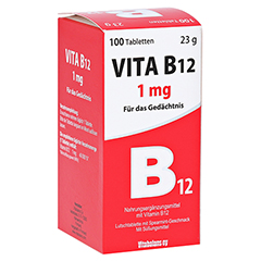 VITA B12 1 mg Minz-Aroma Lutschtabletten 100 Stück
