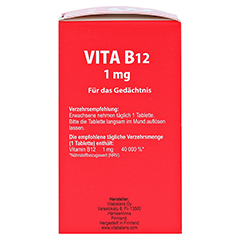 VITA B12 1 mg Minz-Aroma Lutschtabletten 100 Stück - Linke Seite
