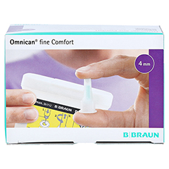 OMNICAN fine Comfort Pen Kanüle 31 Gx4 mm a 100 St 1 Packung - Vorderseite