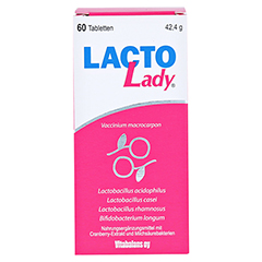 Lactolady Tabletten 60 Stück - Rückseite
