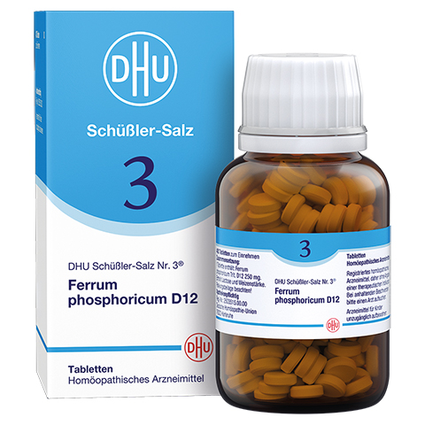 BIOCHEMIE DHU 3 Ferrum phosphoricum D 12 Tabletten 420 Stück N3