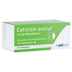 Cetirizin axicur 10mg 100 Stück N3