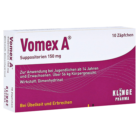 Vomex A 150mg 10 Stück N1