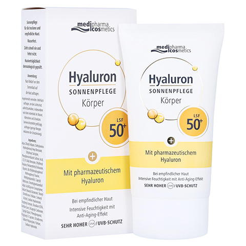 medipharma Hyaluron Sonnenpflege Krper LSF 50+ 150 Milliliter