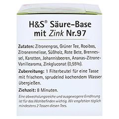 H&S Sure-Base m.Zink Filterbeutel 20x2.0 Gramm - Linke Seite