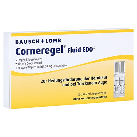 Corneregel Fluid EDO untersttzt die Wundheilung am Auge 10x0.6 Milliliter