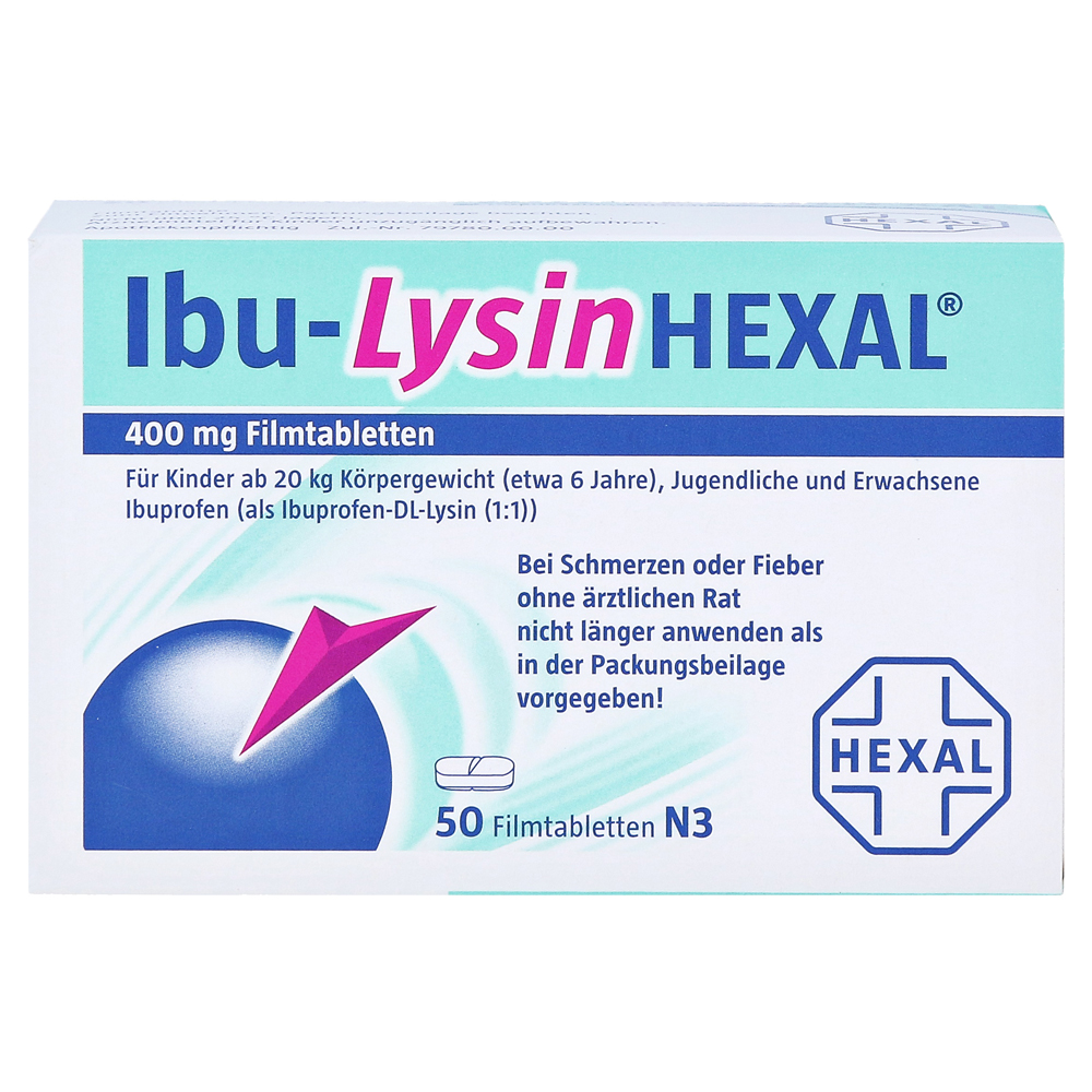 Ibu-LysinHEXAL 684mg 50 Stück N3 online bestellen - medpex Versandapotheke