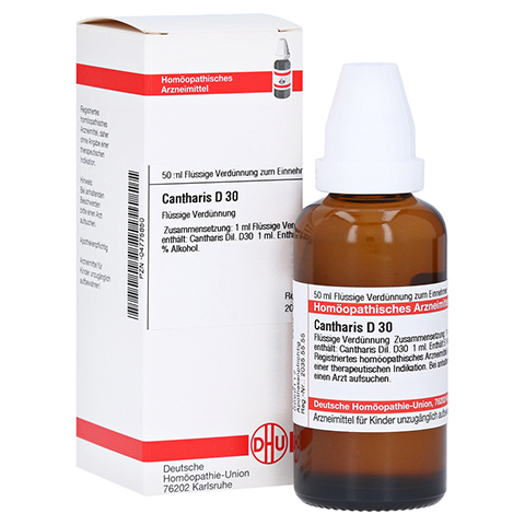 CANTHARIS D 30 Dilution 50 Milliliter