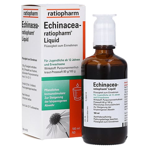 Echinacea-ratiopharm Liquid 100 Milliliter N3