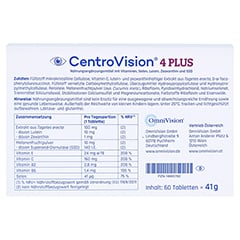 CENTROVISION 4 PLUS Tabletten 60 Stck - Rckseite