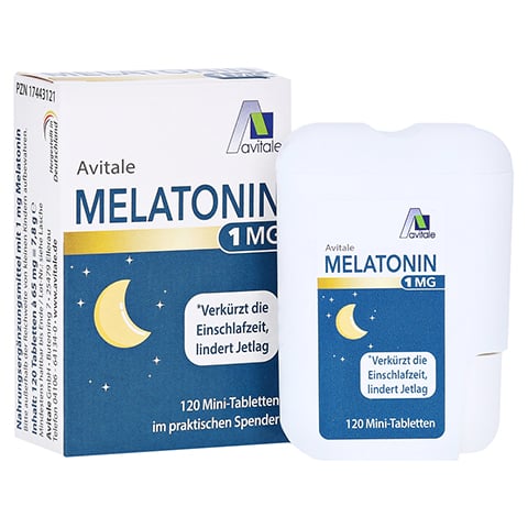 MELATONIN 1 mg Mini-Tabletten im Spender 120 Stck