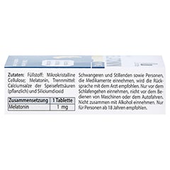 MELATONIN 1 mg Mini-Tabletten im Spender 120 Stck - Rechte Seite