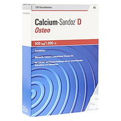 Calcium-Sandoz D Osteo 500mg/1000 I.E. 120 Stck N3