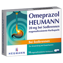 Omeprazol Heumann 20mg bei Sodbrennen 14 Stück