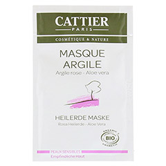 Cattier Rosa Heilerde Maske fr empfindliche Haut 12.5 Gramm