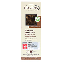 LOGONA Pflanzen-Haarfarbe Color Creme Nougat-Braun 150 Milliliter - Vorderseite