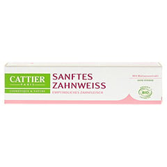 Cattier Sanftes Zahnweiss 75 Milliliter - Vorderseite