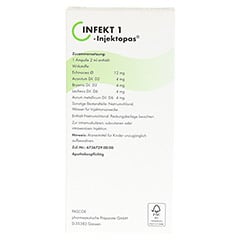 INFEKT 1-Injektopas Ampullen 10x2 Milliliter N1 - Rückseite