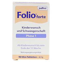 Folio 1 Forte jodfrei Filmtabletten 90 Stück - Vorderseite