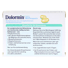 DOLORMIN 400 mg Weichkapseln 10 Stck N1 - Rckseite