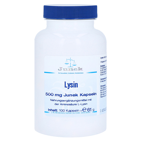 LYSIN 500 mg Junek Kapseln 100 Stck