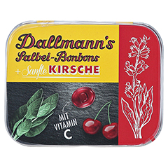DALLMANN'S Salbei sanfte Kirsche Bonbons Dose 46 Gramm