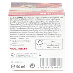 LAVERA regenerierende Nachtpflege Cranberry Creme 50 Milliliter - Unterseite