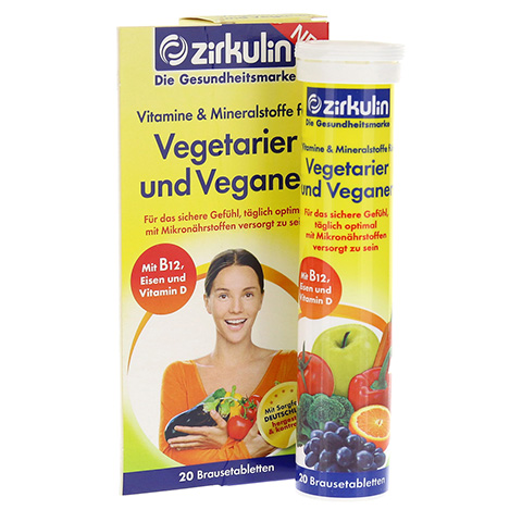ZIRKULIN Vitamine u.Mineralst.f.Vegetarier+Veganer 20 Stck
