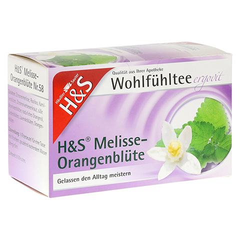 H&S Melisse Orangenblte Filterbeutel 20x2.0 Gramm