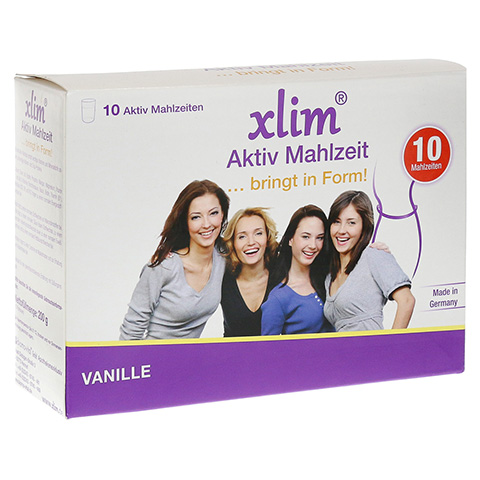 XLIM Aktiv Mahlzeit Vanille Pulver 10x20 Gramm