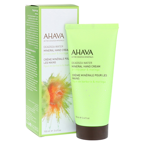 AHAVA Mineral Hand Cream Prickly Pear & Moringa 100 Milliliter