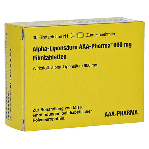 Alpha-Liponsure AAA-Pharma 600mg 30 Stck N1