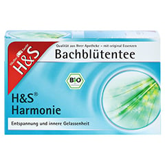 H&S Bio Bachblüten Harmonie Filterbeutel 20x1.5 Gramm - Vorderseite