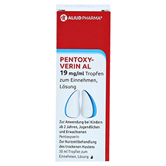PENTOXYVERIN AL 19 mg/ml Tropfen zum Einnehmen 30 Milliliter N2 - Vorderseite