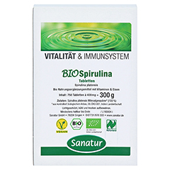 BIOSPIRULINA Mikroalgen 400 mg Tabletten Nachf. 750 Stck - Vorderseite