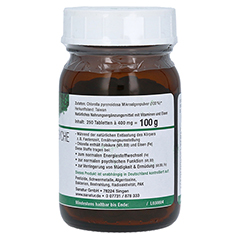 CHLORELLA MIKROALGEN 400 mg Sanatur Tabletten 250 Stck - Linke Seite
