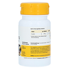 KUPFER 2 mg aus Kupfergluconat Tabletten 100 Stck - Linke Seite