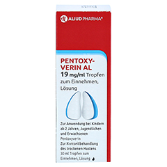 PENTOXYVERIN AL 19 mg/ml Tropfen zum Einnehmen 30 Milliliter N2 - Rckseite