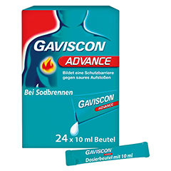 Gaviscon Advance Pfefferminz Suspension 24x10 Milliliter N2