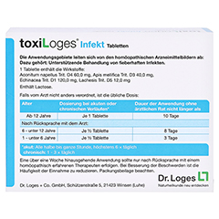 TOXILOGES INFEKT Tabletten 120 Stck N1 - Rckseite