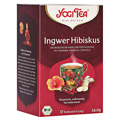 YOGI TEA Ingwer Hibiskus Bio Filterbeutel 17x2 Gramm